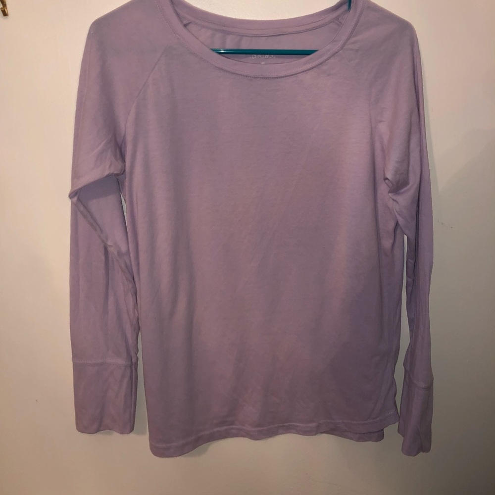 Purple long sleeve, size: M
